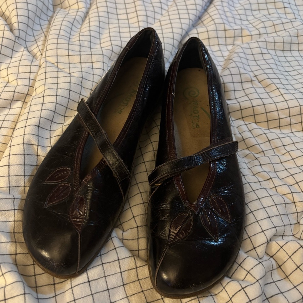 dark brown mary janes